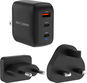 AlzaPower T820CCA Compact Travel Charger 100W černá - Nabíječka do sítě