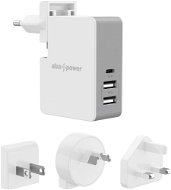 AlzaPower Travel Charger T300 White - AC Adapter
