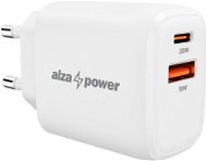 Töltő adapter AlzaPower A100 Fast Charge 20W - fehér - Nabíječka do sítě