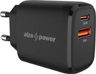AlzaPower A100 Fast Charge 20W fekete - Töltő adapter