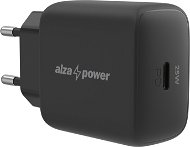 Töltő adapter AlzaPower A125 Fast Charge 25 W fekete - Nabíječka do sítě