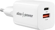 AlzaPower A133 Fast Charge - 33W, fehér - Töltő adapter