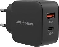 AlzaPower A145 Fast Charge 45 Watt - schwarz - Netzladegerät
