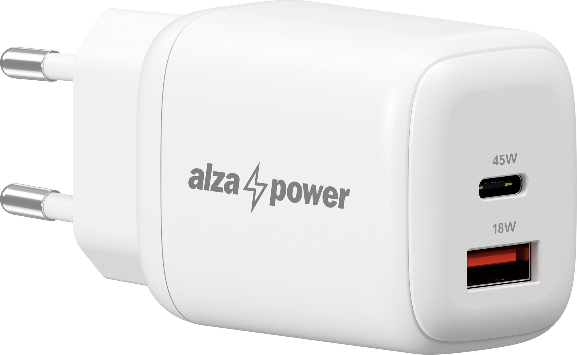 Nabíječka do sítě AlzaPower Apex G630 45W Bílá