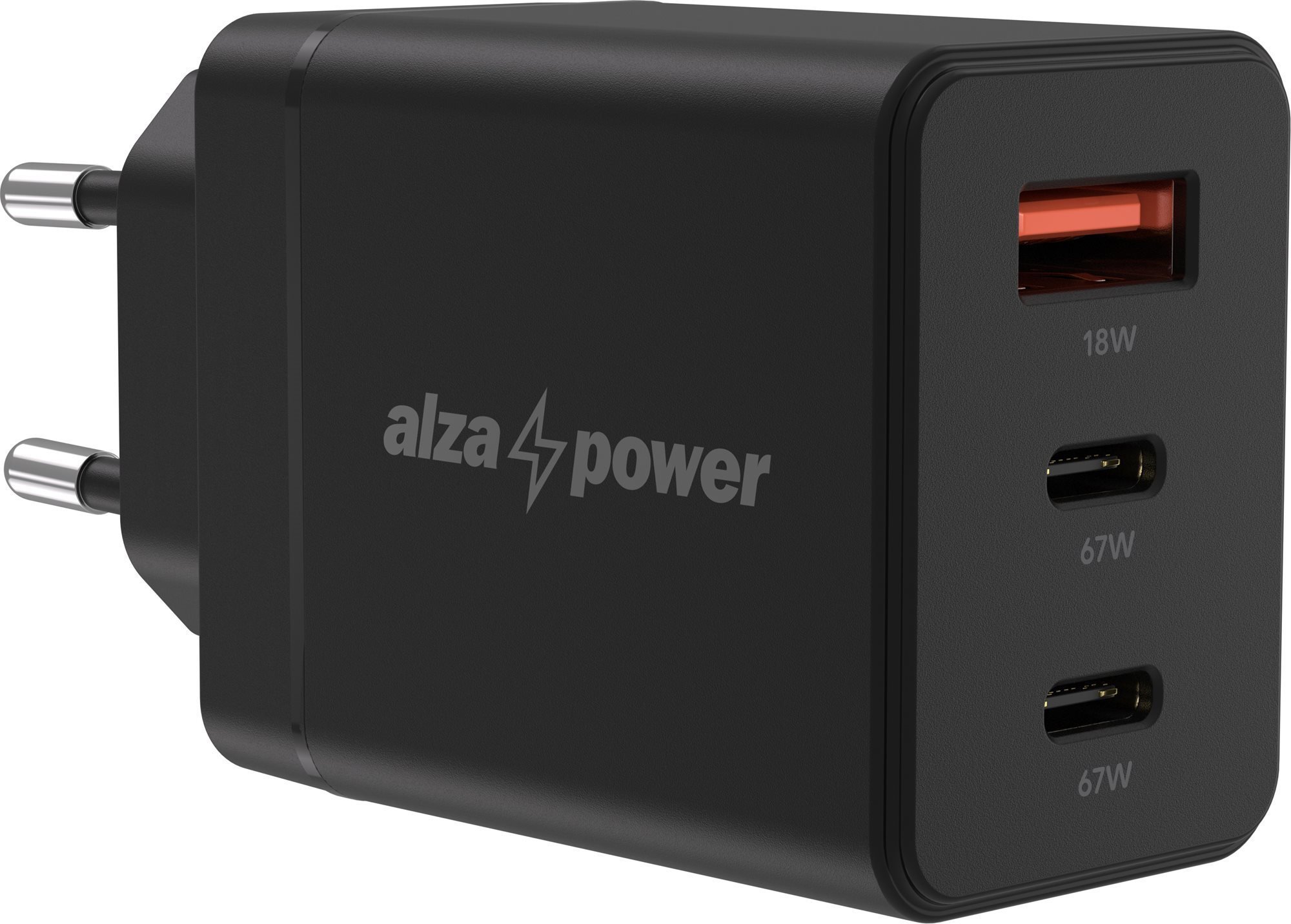 Nabíječka do sítě AlzaPower Ultimate X500 67W Černá