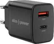AlzaPower A101Fast Charge 20 W čierna - Nabíjačka do siete