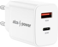 Töltő adapter AlzaPower A101 Fast Charge 20W fehér - Nabíječka do sítě