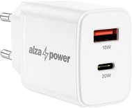 AlzaPower A101CA Fast Charge 20W bílá - Nabíječka do sítě