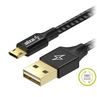AlzaPower ReversibleCore Micro USB 1m Black - Data Cable