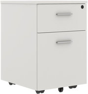 Office Container AlzaErgo File Cabinet WD10 Splinter White - Kancelářský kontejner