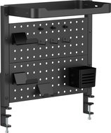 AlzaErgo Pegboard C40S Edge Shelf black - Pegboard