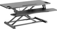 AlzaErgo Riser ER1 Sit-Stand Max čierny - Podstavec pod monitor
