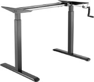 Výškovo nastaviteľný stôl AlzaErgo Table ET3 čierny - Výškově nastavitelný stůl