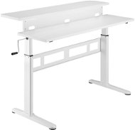Höhenverstellbarer Tisch AlzaErgo Tisch ET3.1 weiß - Výškově nastavitelný stůl