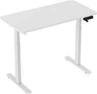 AlzaErgo Table ET5 AiO Essential 120 × 60 cm biely - Výškovo nastaviteľný stôl