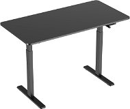 AlzaErgo Table ET5 AiO Essential 140×70 cm fekete - Állítható magasságú asztal