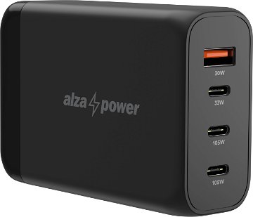 AlzaPower M420 Multi Charge Power Delivery 130W, schwarz für 78,90 € -  Netzladegerät