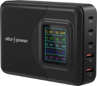 AlzaPower M500 Digital Display Multi Ultra Charger 200W čierna - Nabíjačka do siete
