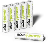 AlzaPower Super Alkaline LR03 (AAA) 6 ks v eko-boxe - Jednorazová batéria