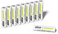 AlzaPower Super Alkaline LR03 (AAA), 10 db öko csomagolásban - Eldobható elem