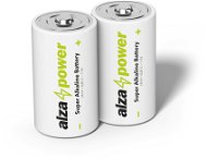 Eldobható elem AlzaPower Super Alkaline LR14 (C), 2db - Jednorázová baterie