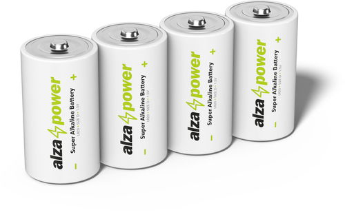 Blister 2 Batteries Power Plus Alkaline Flashlight D LR20 1.5V