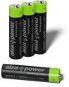 AlzaPower Rechargeable HR03 (AAA) 1000 mAh 4 pcs in Eco-box - Rechargeable Battery