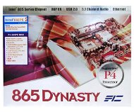 FIC P4-865PE MAX, i865PE/ICH5R, DualCh DDR400, SATA RAID, USB2.0, FW, LAN, Sc478, ATX - Základní deska