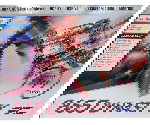 FIC P4M-865G MAX P4, Intel 865G/ICH5R, int. VGA, DualCh DDR400, SATA RAID, USB2.0, FW, LAN, Sc478, m - Motherboard - Main image