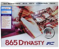 FIC P4M-865G MAX P4, Intel 865G/ICH5R, int. VGA, DualCh DDR400, SATA RAID, USB2.0, FW, LAN, Sc478, m - Základní deska