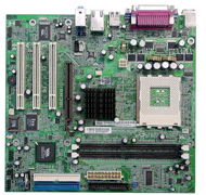 FIC K7M-400A F, VIA KM400A, int. VGA, DDR400, SATA, USB2.0, FW, LAN, ScA, mATX - Motherboard