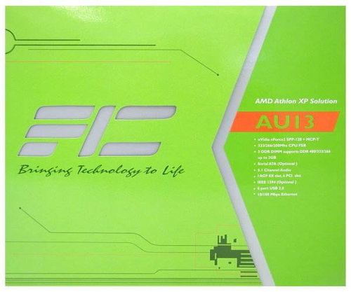 FIC K7-NF400 MAX AMD, nForce2 SPP-128 + MCP-T, DDR400, USB2.0, FW, LAN, ScA, ATX - Motherboard - Main image