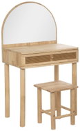 Atmosphera For Kids Campagne dressing table with mirror and stool, drawer with rattan front - Children's Furniture