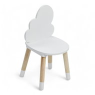 La Factory Head in the Clouds, opěradlo ve tvaru obláčku, MDF a borovicové nohy, 25 × 25 × 50 cm - Baby Highchair