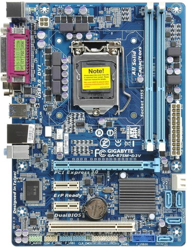  GIGABYTE B75M-D3V  - Motherboard - Main image