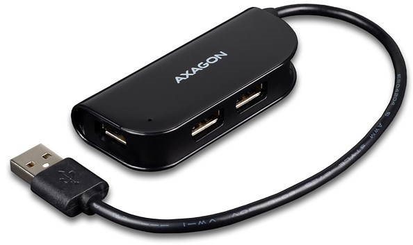 AXAGON HUE-X4B READY - fekete