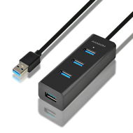 AXAGON HUE-S2BL 4-Port USB 3.0 CHARGING hub - USB hub