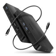 AXAGON HMC-U4, USB4 40 Gbps Dock, HDMI & DP, 8k/30+4k/144 Hz, 3x USB-A, 2x USB-C, RJ-45, SD/mSD, Aud - Dockingstation