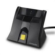 AXAGON CRE-SM4 USB Smart card StandReader - Elektronikus személyi igazolvány olvasó