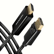 AXAGON RVD-HI14C2, DisplayPort -> HDMI 1.4 cable 1.8m, 4K/30Hz - Videokábel