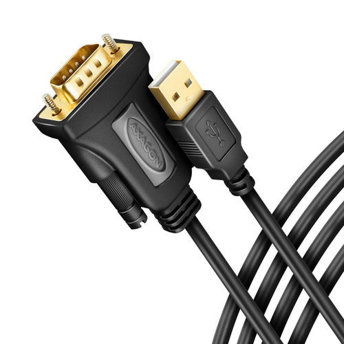 AXAGON ADS-1PQN ADVANCED USB-A 2.0 > serial RS-232 FTDI adapter / cable 1.5m - Adapter - Hauptbild