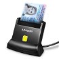 e-Ausweis-Lesegerät AXAGON CRE-SM4N Smart Card / ID Card StandReader - 1,3 m USB-A Kabel - Čtečka eObčanek