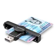 AXAGON CRE-SMP1A Smart card / ID card PocketReader, USB-A - Electronic ID Reader