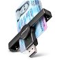 AXAGON CRE-SMPA Smart card / ID card PocketReader, USB-A - Čtečka eObčanek
