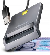 Electronic ID Reader AXAGON CRE-SM3T Smart card / ID card FlatReader, USB-A cable 1.3 m - Čtečka eObčanek