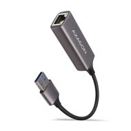 Sieťová karta AXAGON ADE-TR , USB-A -> GLAN, Metal Gray - Síťová karta