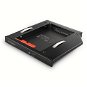 AXAGON RSS-CD12, ALU caddy for 2.5" SSD/HDD into 12.7 mm laptop DVD slot, screwless. LED - Rámeček na HDD
