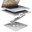 STND-LR, Aluminum Stand for 10"–17.3" Laptops, with adjustable height, angle, and 360° rotation