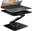 STND-LRB aluminium laptop stand 10"-17.3" adjustable height and angle, swivel, black