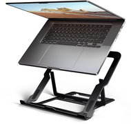 AXAGON STND-LAB aluminium laptop stand 10"-17.3" adjustable height, black - Laptop Stand